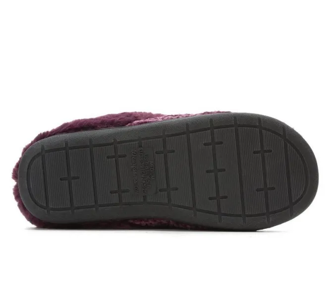 Dearfoams Cable Knit Chenille Slippers