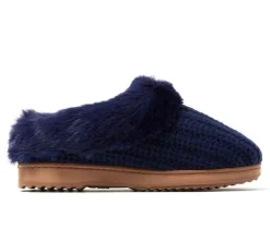Dearfoams Hannah Festive Knit Clog Slippers