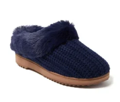 Dearfoams Hannah Festive Knit Clog Slippers