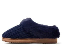 Dearfoams Hannah Festive Knit Clog Slippers
