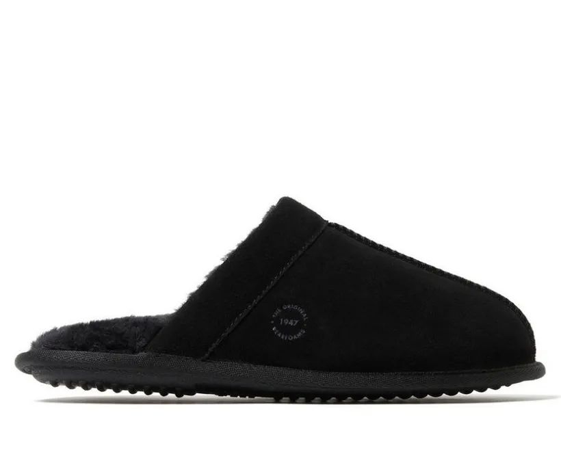 Dearfoams Kirk Suede Scuff Slippers