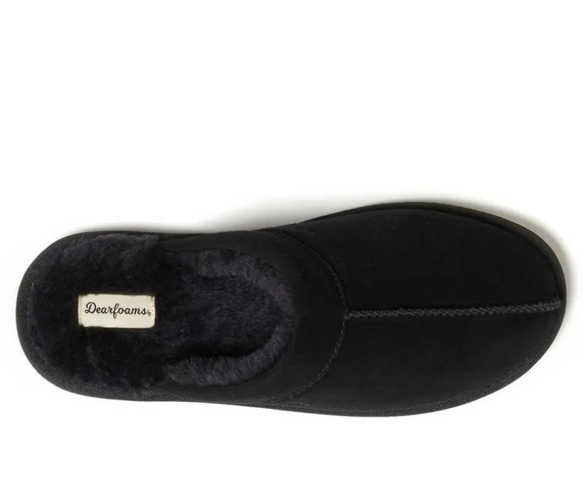 Dearfoams Kirk Suede Scuff Slippers