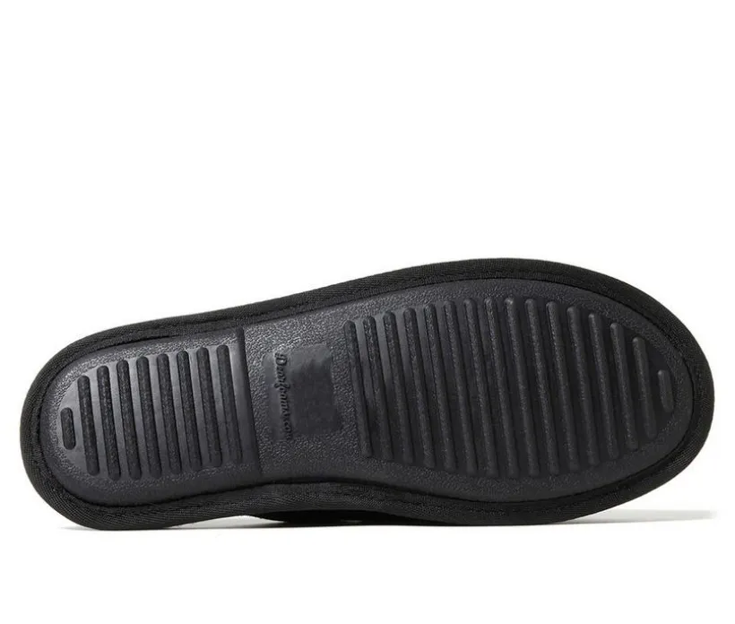Dearfoams Kirk Suede Scuff Slippers