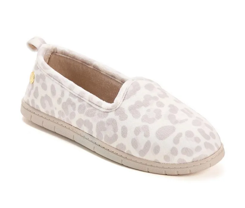 Dearfoams Rachel Velour Closed Back Slippers