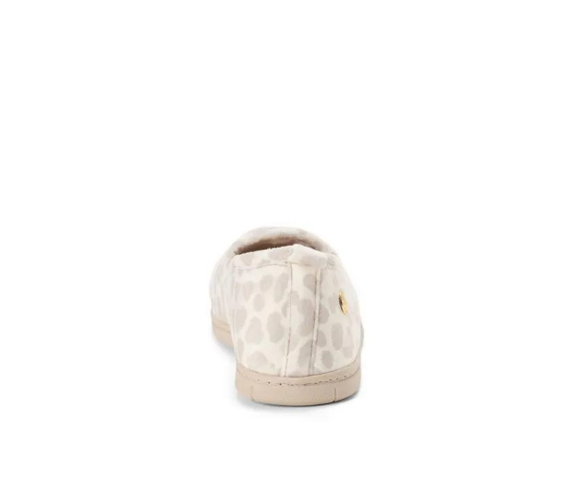 Dearfoams Rachel Velour Closed Back Slippers