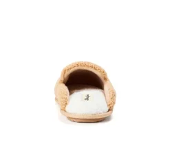 Dearfoams Teddy Heart Scuff Slippers