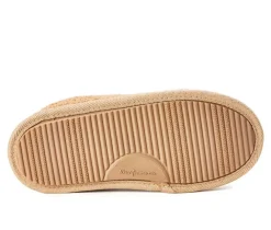 Dearfoams Teddy Heart Scuff Slippers