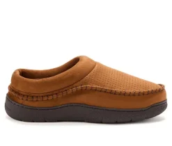 Dearfoams Thompson Microsuede Moc Toe Clog Slippers