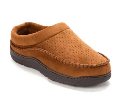 Dearfoams Thompson Microsuede Moc Toe Clog Slippers