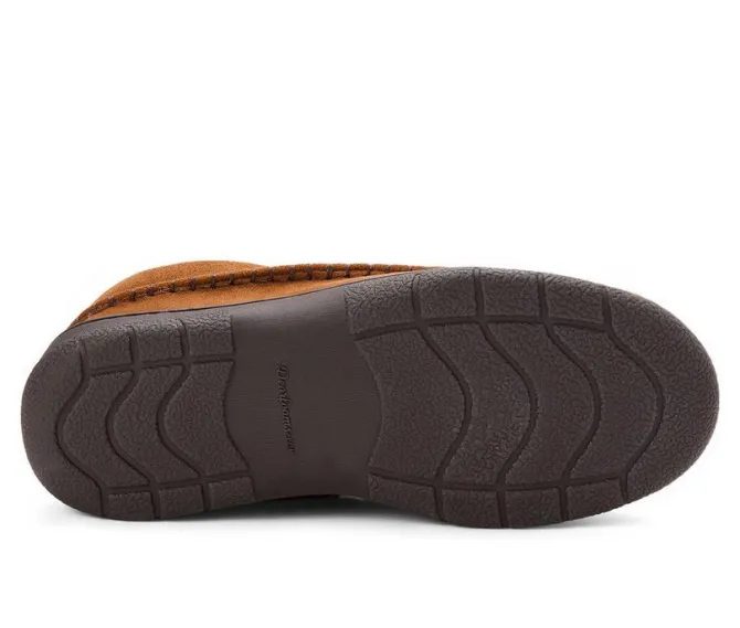 Dearfoams Thompson Microsuede Moc Toe Clog Slippers
