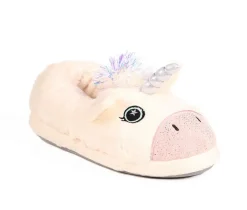 Dearfoams Toddler & Little Kid Emery Kids Critter Closed Back Slippers