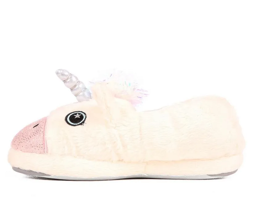 Dearfoams Toddler & Little Kid Emery Kids Critter Closed Back Slippers