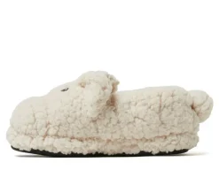 Dearfoams Toddler & Little Kid Emery Kids Critter Closed Back Slippers