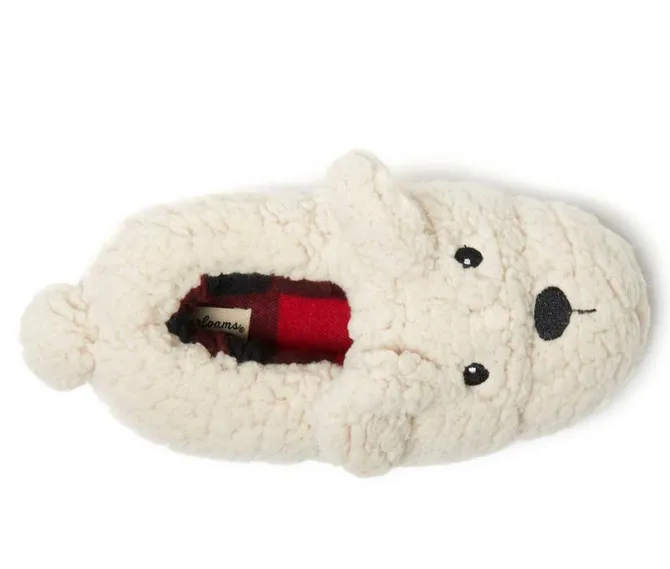 Dearfoams Toddler & Little Kid Emery Kids Critter Closed Back Slippers