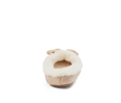 Dearfoams Women's Josie Knit Bow Slippers