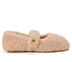 Dearfoams Women's Maryanne Luxe Teddy Slippers