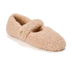 Dearfoams Women's Maryanne Luxe Teddy Slippers