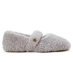 Dearfoams Women's Maryanne Luxe Teddy Slippers