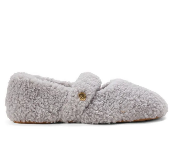 Dearfoams Women's Maryanne Luxe Teddy Slippers