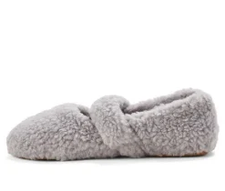 Dearfoams Women's Maryanne Luxe Teddy Slippers