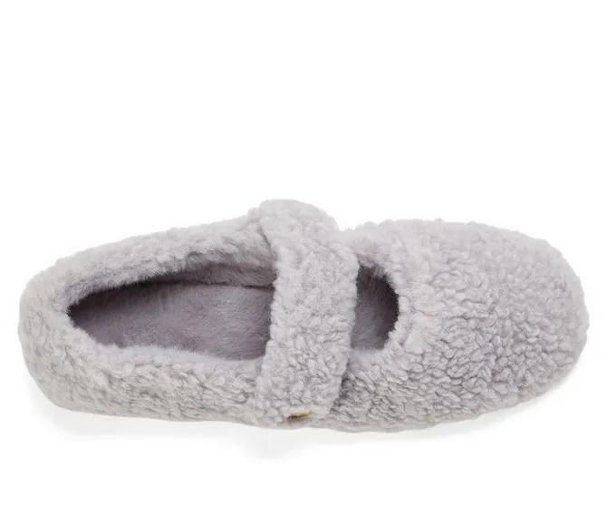 Dearfoams Women's Maryanne Luxe Teddy Slippers