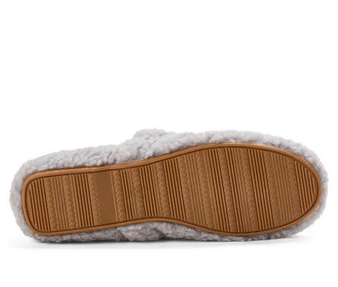 Dearfoams Women's Maryanne Luxe Teddy Slippers