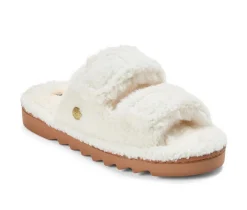 Dearfoams Women's Regina Teddy Slide Slippers