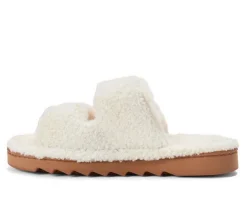 Dearfoams Women's Regina Teddy Slide Slippers