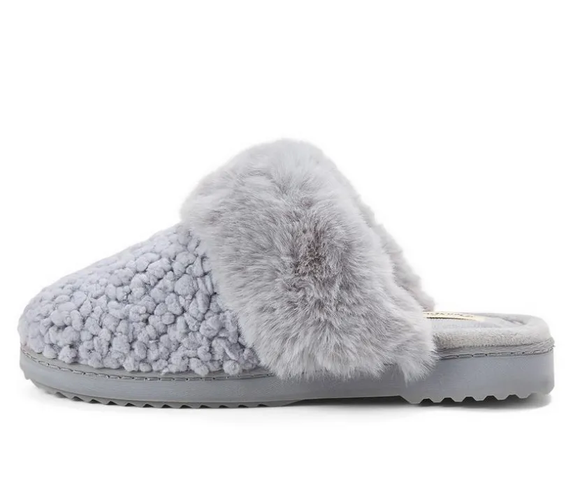 Dearfoams Woomen's Courtney Knit Scuff Slippers