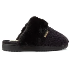 Dearfoams Woomen's Courtney Knit Scuff Slippers