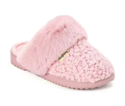 Dearfoams Woomen's Courtney Knit Scuff Slippers