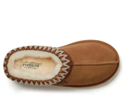 Fireside by Dearfoams Greta Genuine Shearling Clog Slippers
