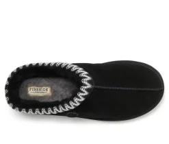 Fireside by Dearfoams Men's Grafton Genuine Shearling Clog Slippers