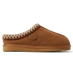 Fireside by Dearfoams Men's Grafton Genuine Shearling Clog Slippers
