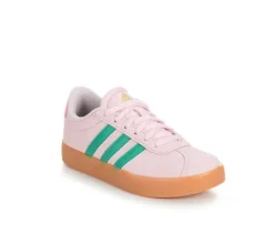 Girls' Adidas Little Kid & Big Kid VL Court 3.0 Suede Sneakers