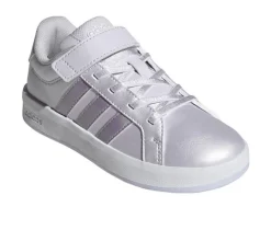 Girls' Adidas Little Kid Grand Court 3.0 El C Sneakers