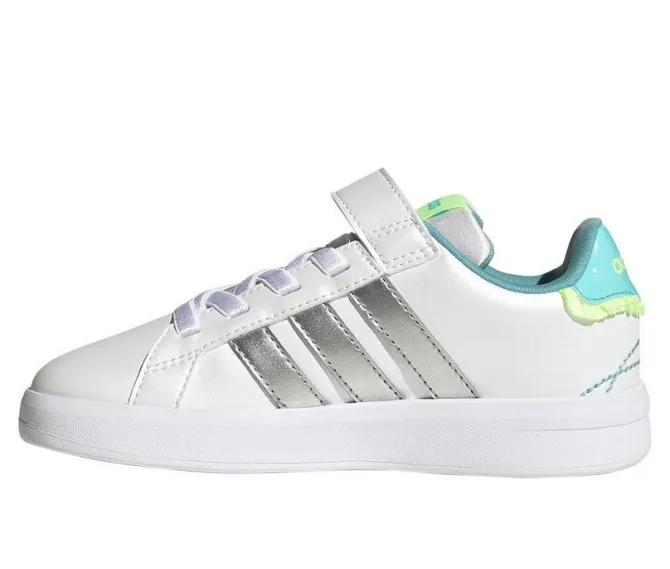 Girls' Adidas Little Kid Grand Court 3.0 El C Sneakers