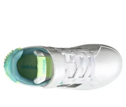 Girls' Adidas Little Kid Grand Court 3.0 El C Sneakers