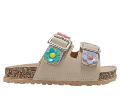 Girls' Bebe Little Kid Bloom Footbed Sandals