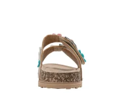 Girls' Bebe Little Kid Bloom Footbed Sandals