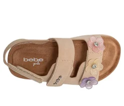 Girls' Bebe Little Kid Blosson Footbed Sandals