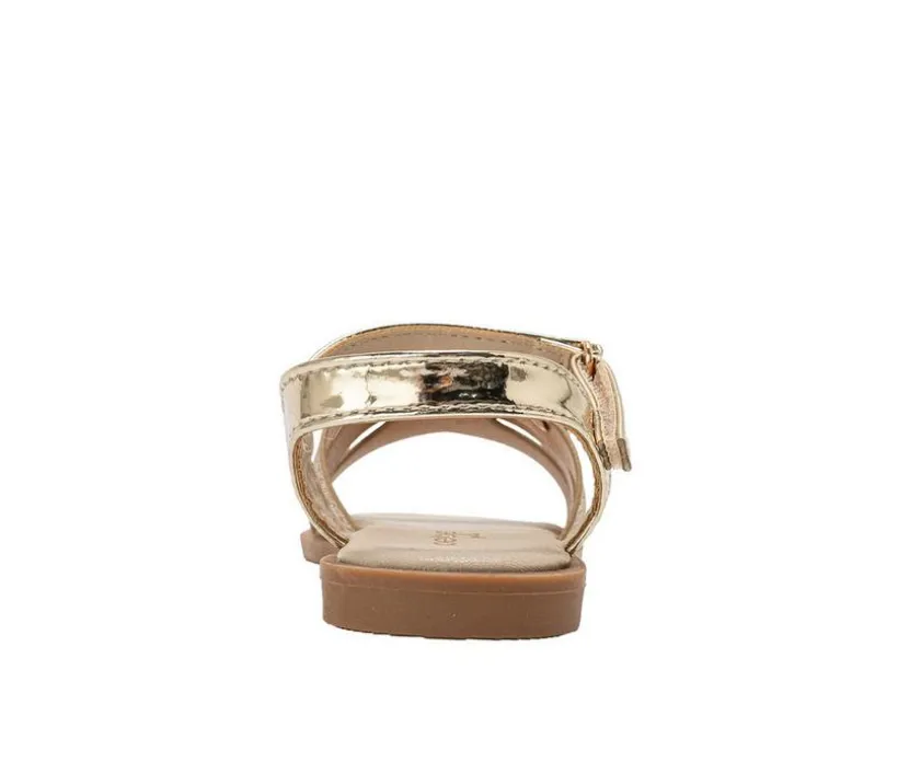 Girls' Bebe Little Kid Shimmer Sandals