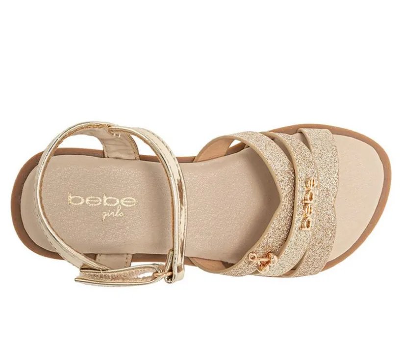 Girls' Bebe Little Kid Shimmer Sandals