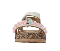 Girls' Bebe Toddler Berry Footbed Sandals