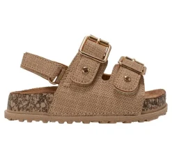 Girls' Bebe Toddler Cherrylet Footbed Sandals