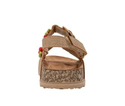 Girls' Bebe Toddler Cherrylet Footbed Sandals