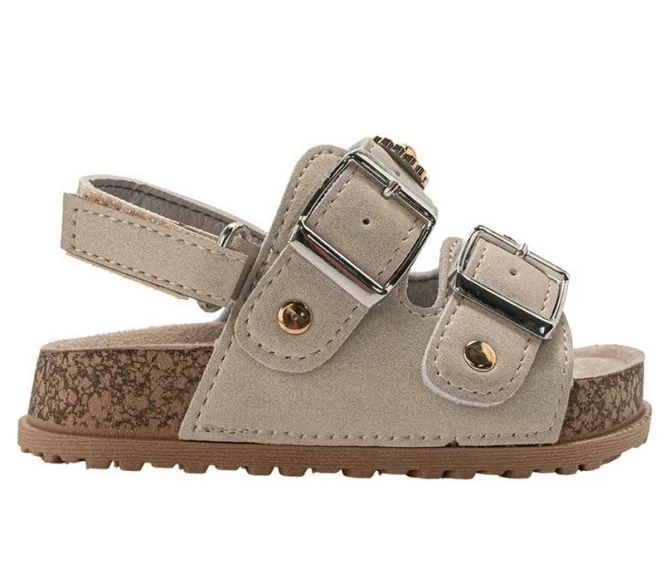 Girls' Bebe Toddler Poppy Footbed Sandals