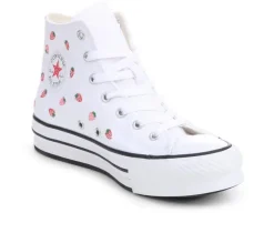 Girls' Converse Big Kid Chuck Taylor Lift Strawberry High-Top Sneakers
