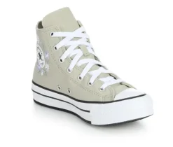 Girls' Converse Chuck Taylor Embroidered Floral Lift Sneakers
