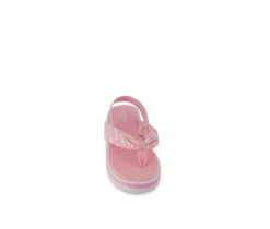 Girls' DKNY Little Kid & Big Kid Nia Logo Wedge Sandals
